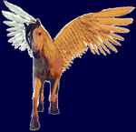 The original Pegasus winged-horse logo used by Pegasus Software Development